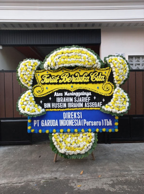 Papan Bunga Duka di Bontang Barat