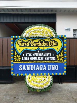 Papan Bunga Duka di Bontang Barat